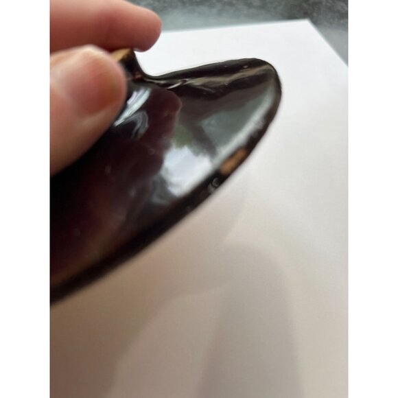 Vintage Large Ceramic Double Handle Brown Beige Crock Glazed Stoneware Jug - Picture 6 of 10